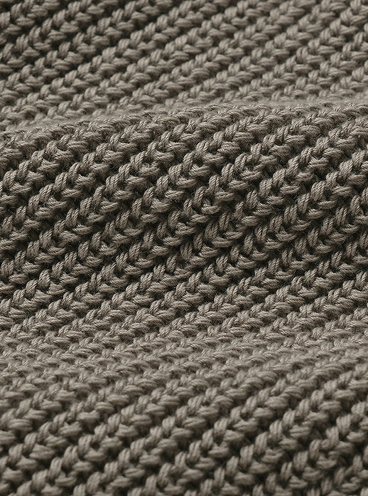 BATONER COTTON SIGNATURE CREW NECK - TAUPE