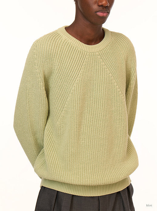 BATONER COTTON SIGNATURE CREW NECK - BLACK