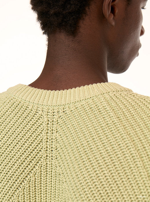 BATONER COTTON SIGNATURE CREW NECK - TAUPE
