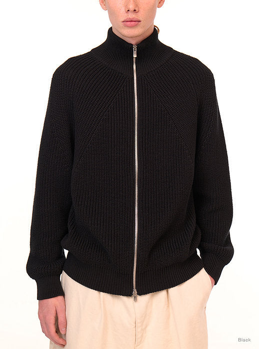 BATONER COTTON SIGNATURE DRIVERS KNIT - DARK GREY