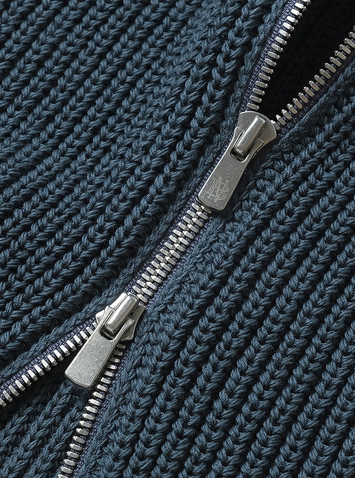 BATONER COTTON SIGNATURE DRIVERS KNIT - DARK GREY