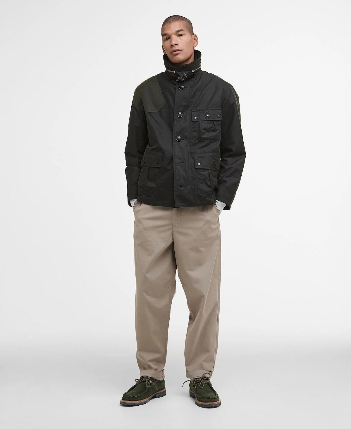 BARBOUR X TO KI TO FOREST WAX JACKET - SAGE