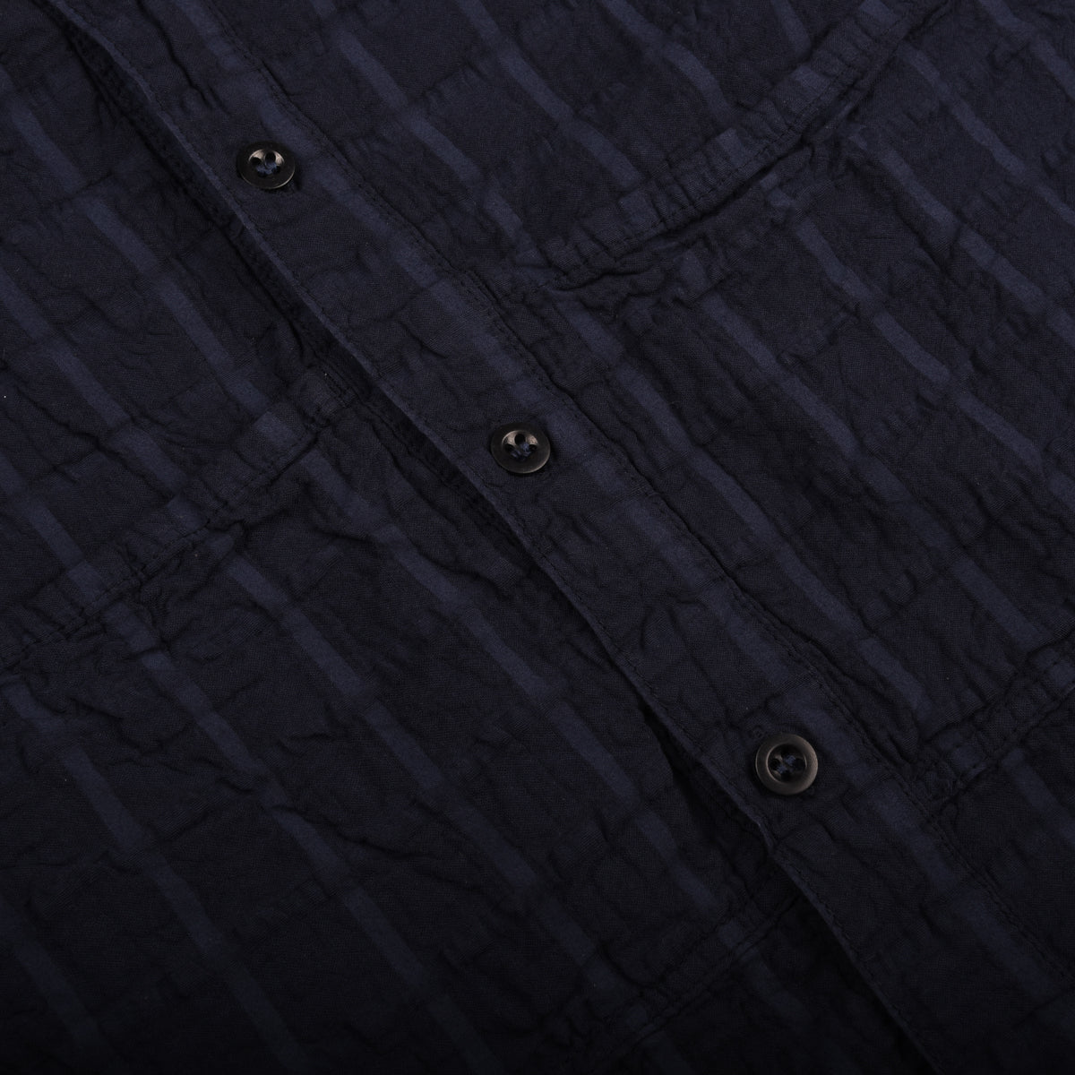 TENDER FLIPPED COLLAR SHIRT - AIRBAG CAMBRIC - HADAL BLUE