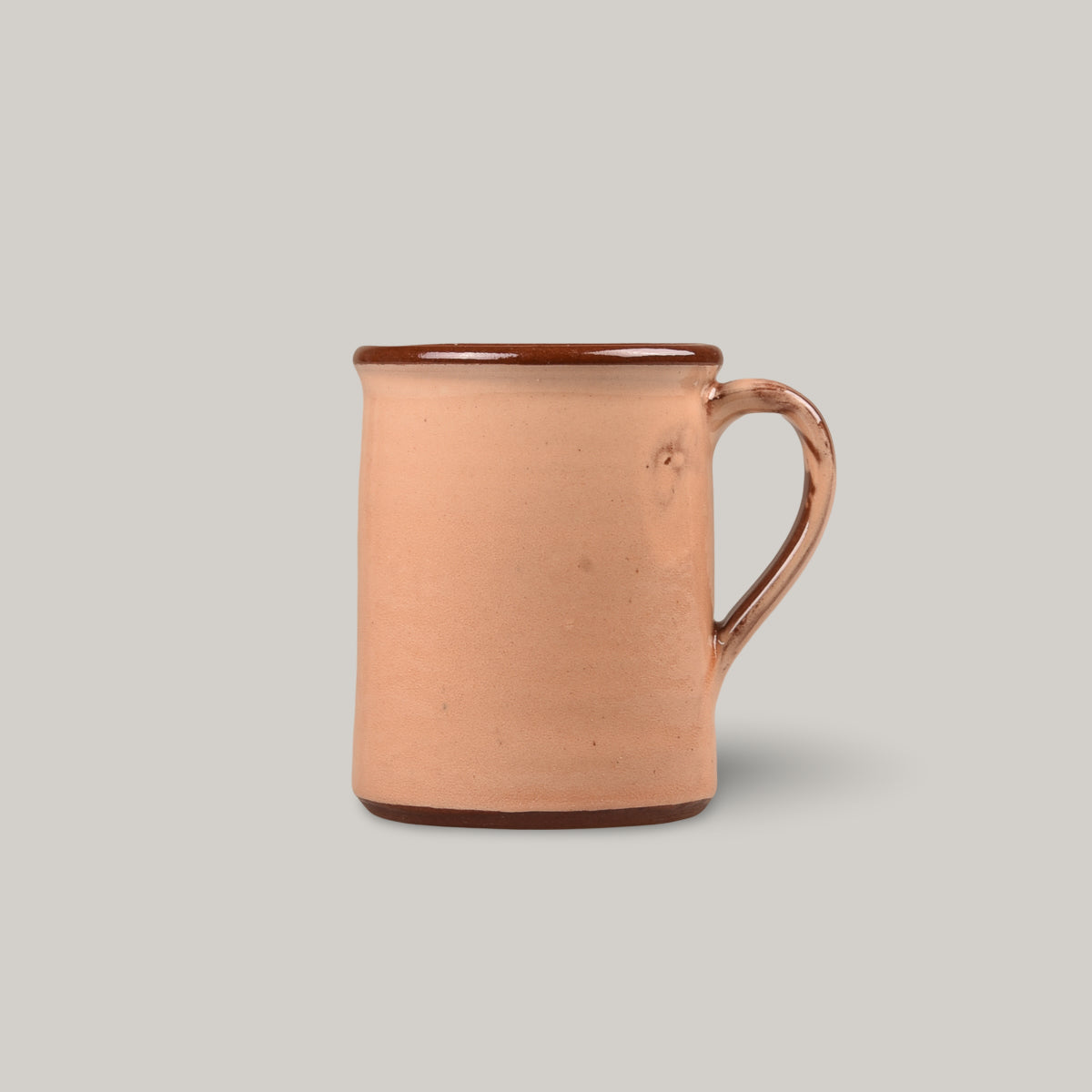 TENDER HAND-THROWN NATURAL RED CLAYCOFFEE MUG - PINK GLAZE