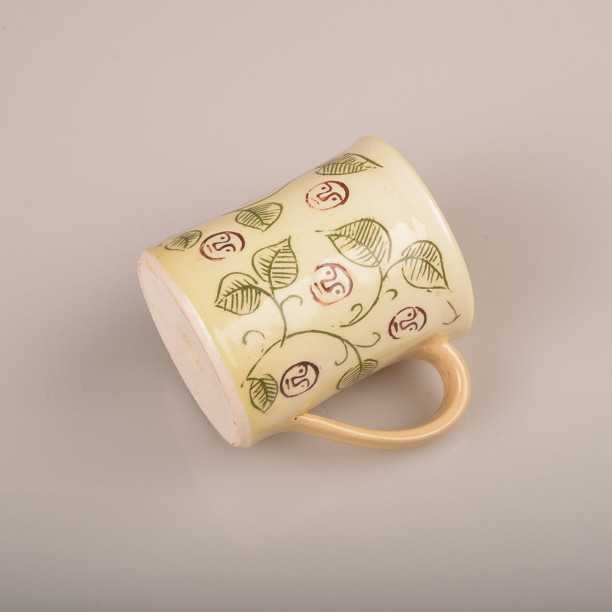 TENDER SGRAFFITO HAND-THROWN MUG - VINES