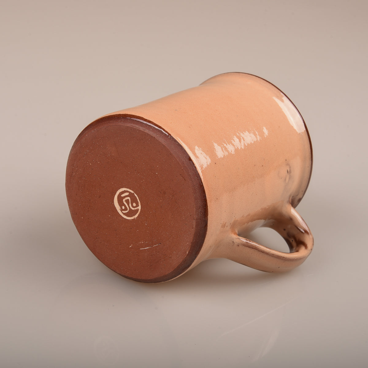 TENDER HAND-THROWN NATURAL RED CLAYCOFFEE MUG - PINK GLAZE