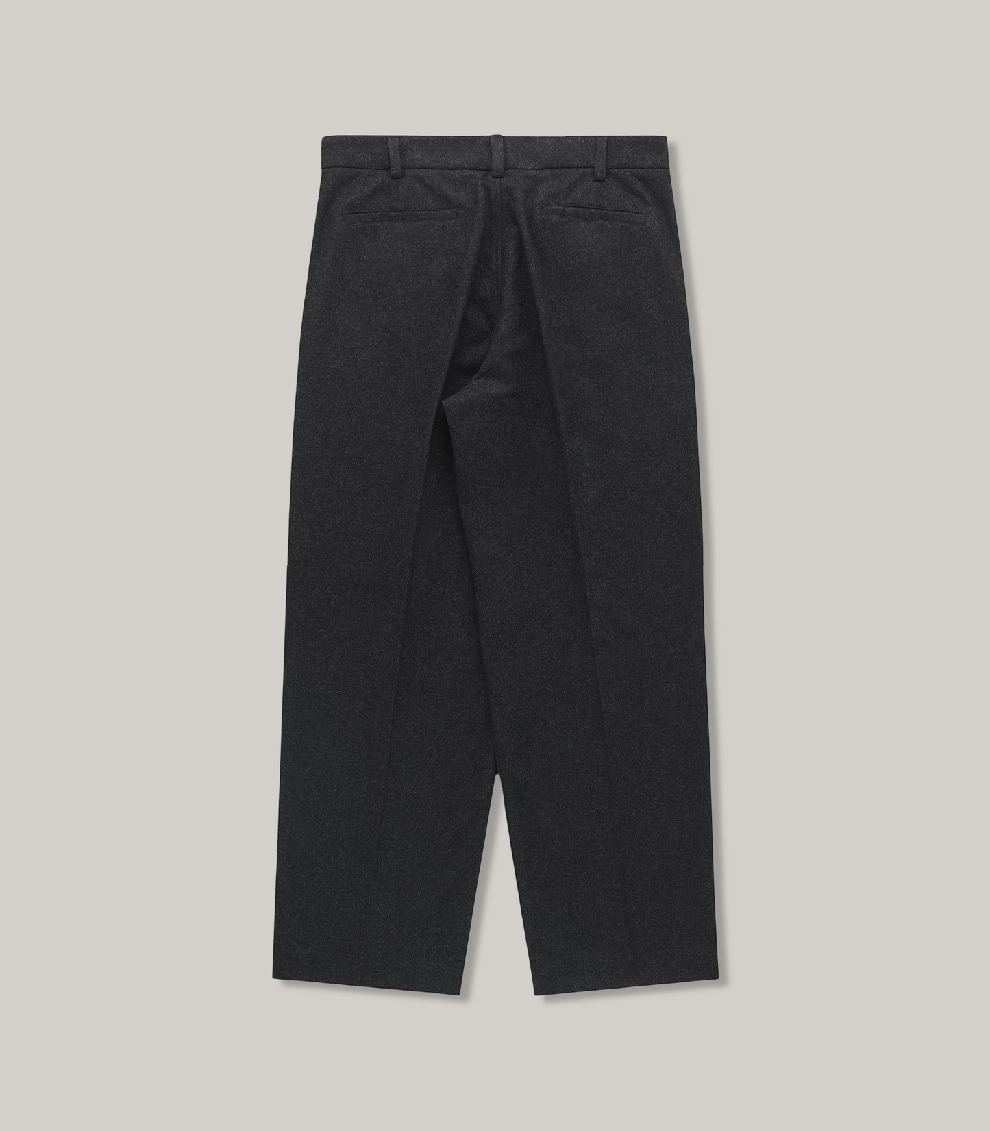 KNICKERBOCKER TOWN VIRGIN WOOL PANT - CHARCOAL