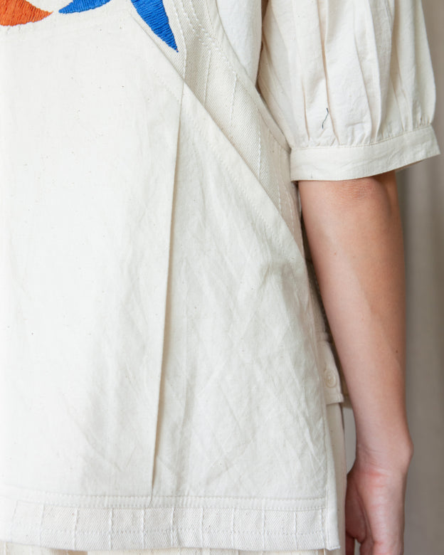 KARDO x W'MENSWEAR UTILITY VEST - NATURAL