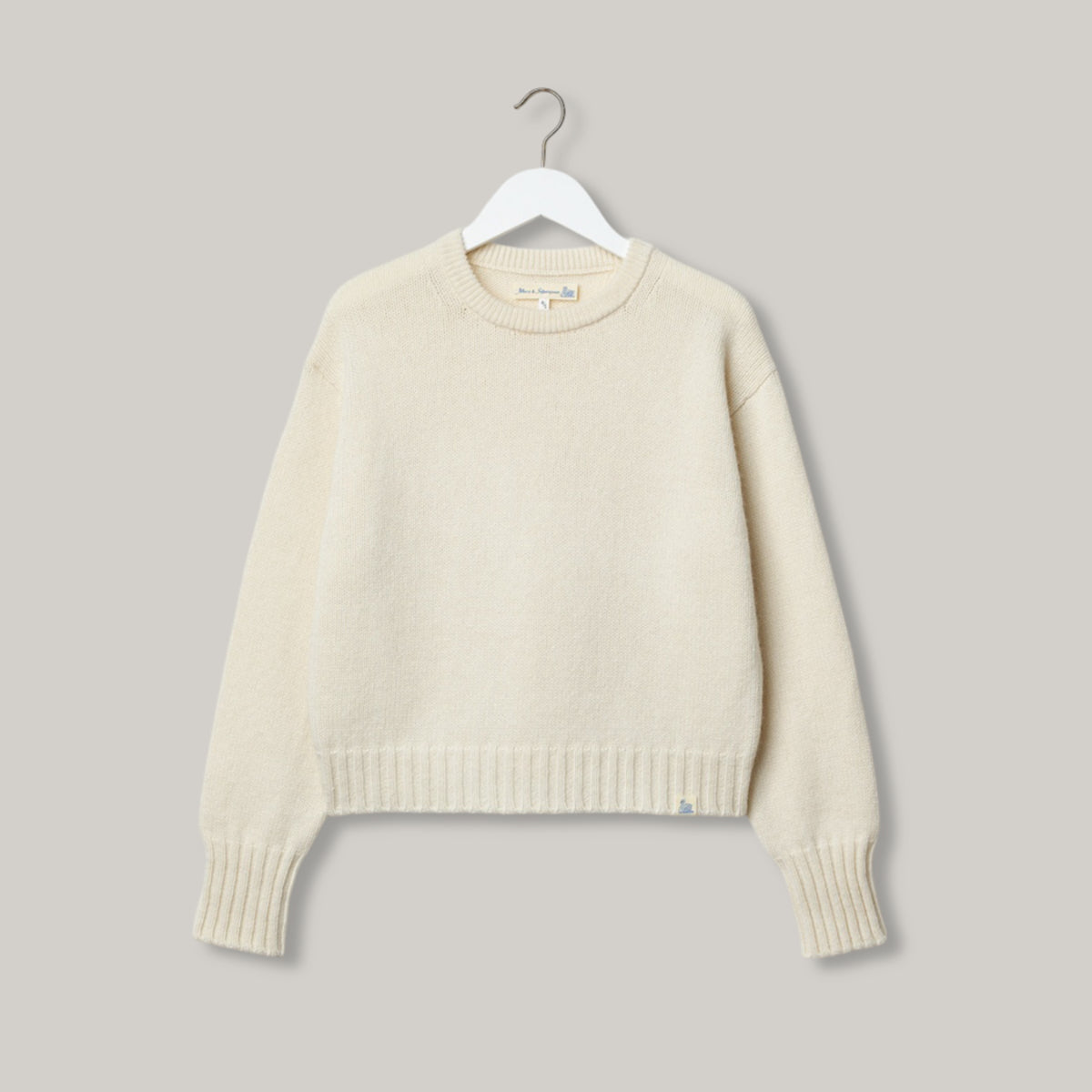 MERZ B SCHWANEN WLOCC01 CREW NECK PULLOVER - NATURE