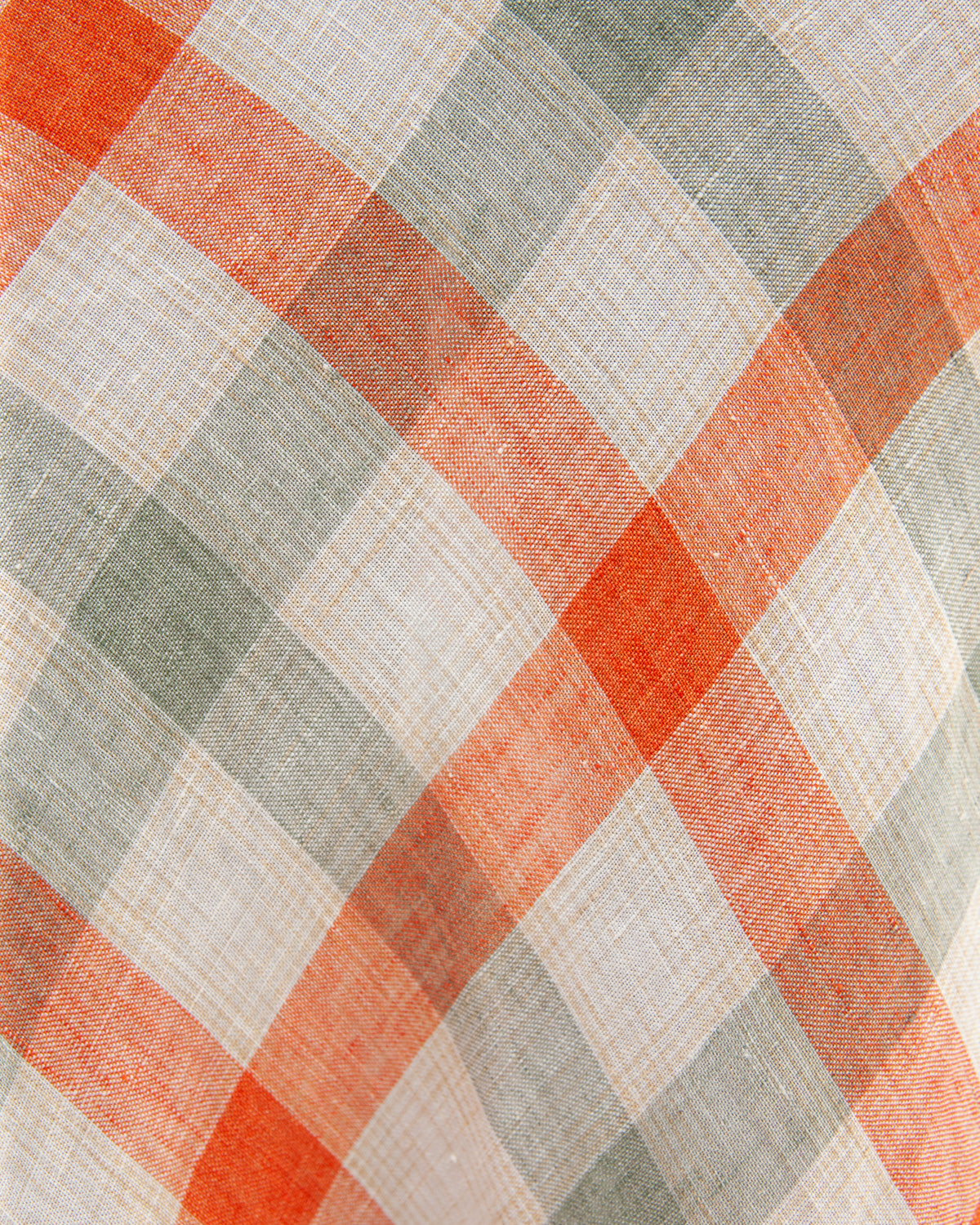 W'MENSWEAR BROOKLANDS DRESS - ORANGE CHECK