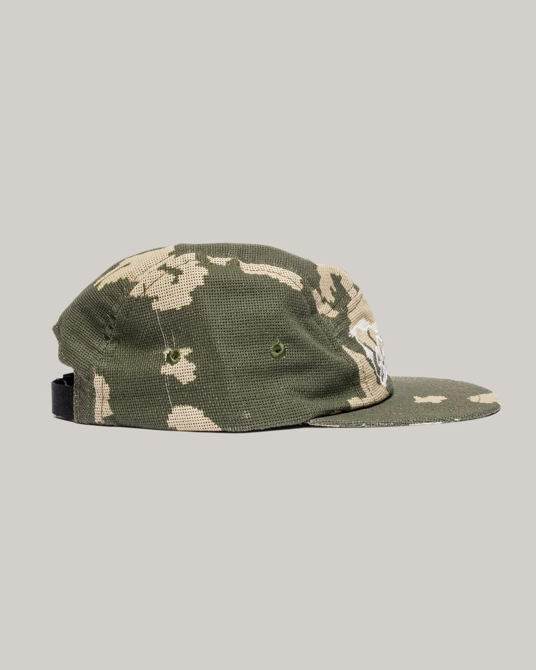 EAT DUST 5 PANELS CAP - CLOUD CAMO MESH - LIGHT GREEN/ WHITE