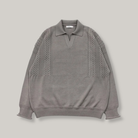 YASHIKI HATSUYUKI SKIPPER KNIT - BEIGE