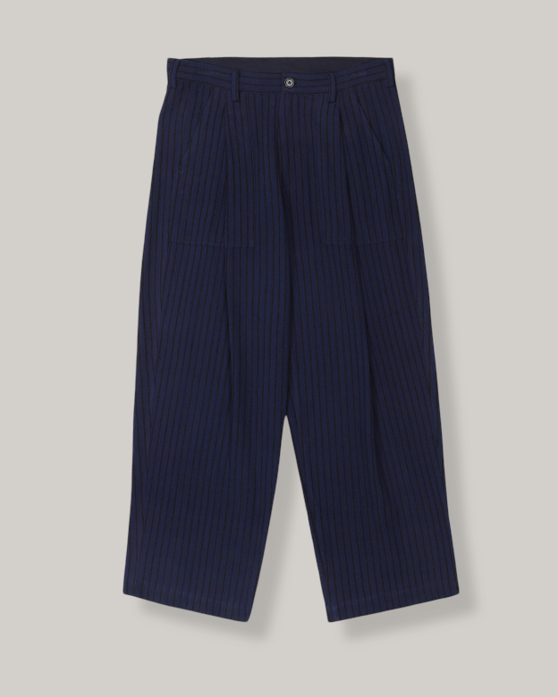 KARDO YUKI TROUSER - EW06 NAVY STRIPE
