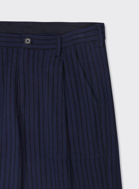 KARDO YUKI TROUSER - EW06 NAVY STRIPE