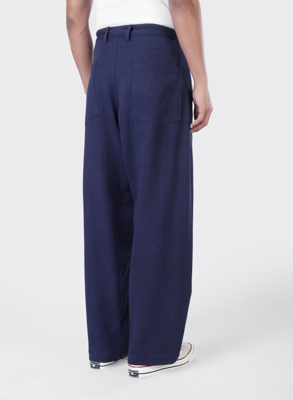 KARDO YUKI TROUSER - NAVY KHADI