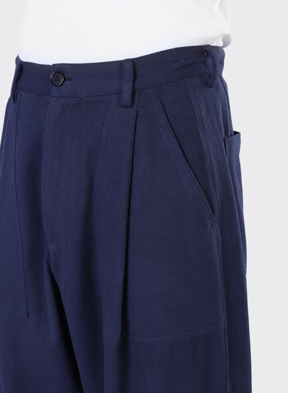 KARDO YUKI TROUSER - NAVY KHADI