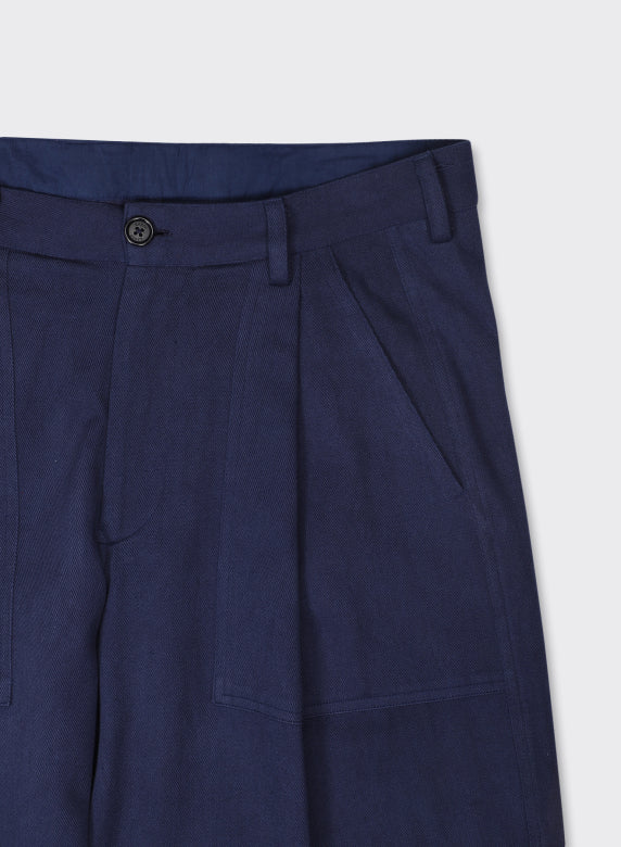 KARDO YUKI TROUSER - NAVY KHADI