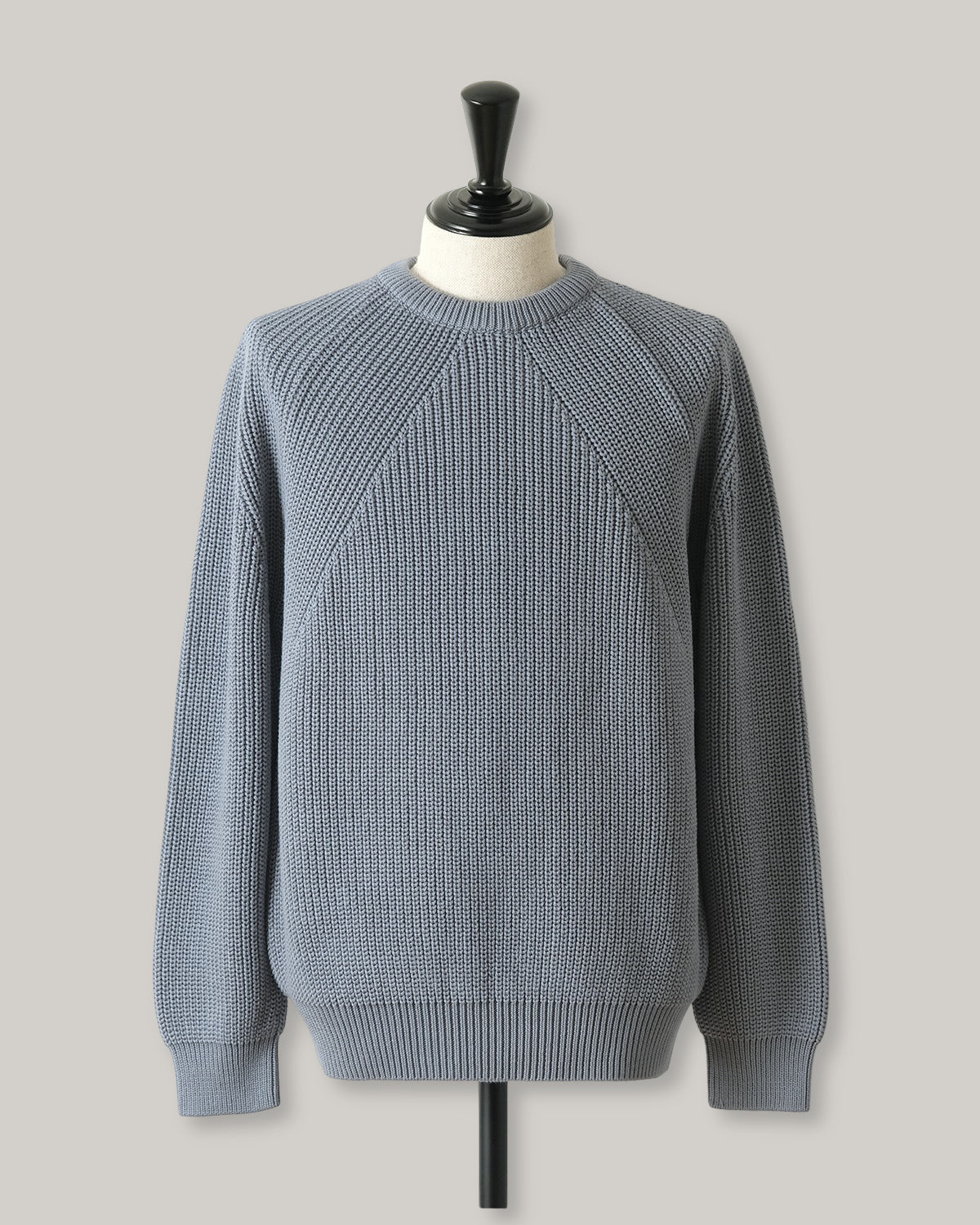 BATONER COTTON SIGNATURE CREW NECK - IVORY