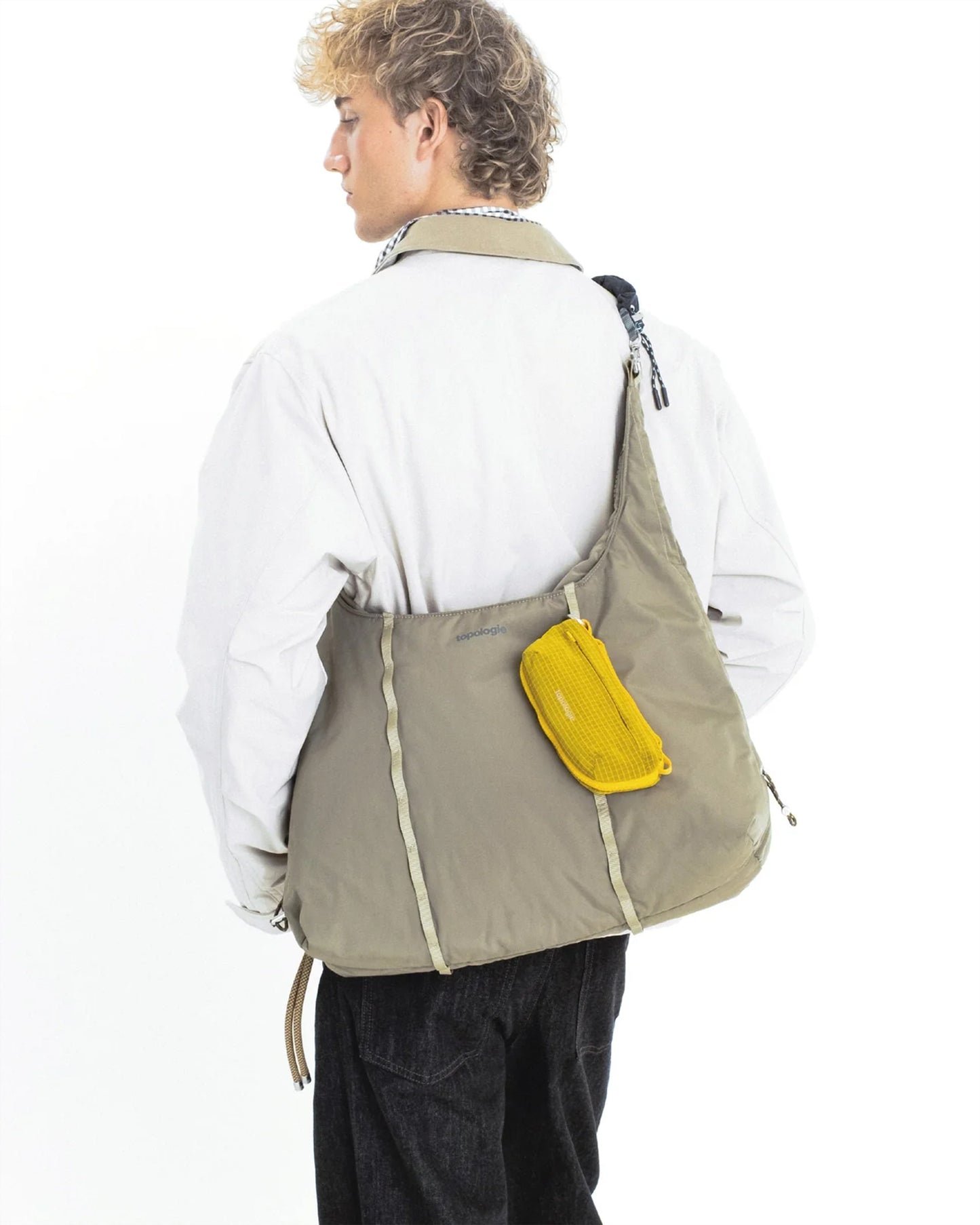 TOPOLOGIE CLOUD HOBO MEDIUM MOSS TECH SATEEN