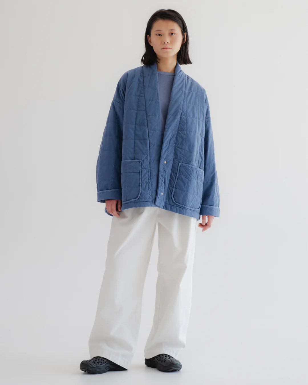 EAT DUST EDO JACKET - COTTON QUILT - INFINITY BLUE