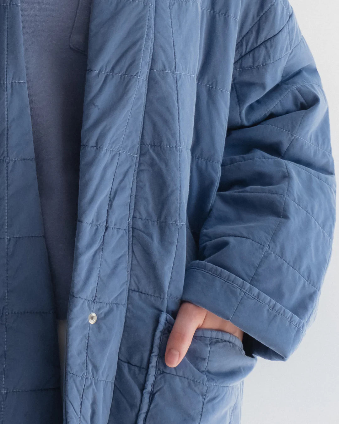 EAT DUST EDO JACKET - COTTON QUILT - INFINITY BLUE