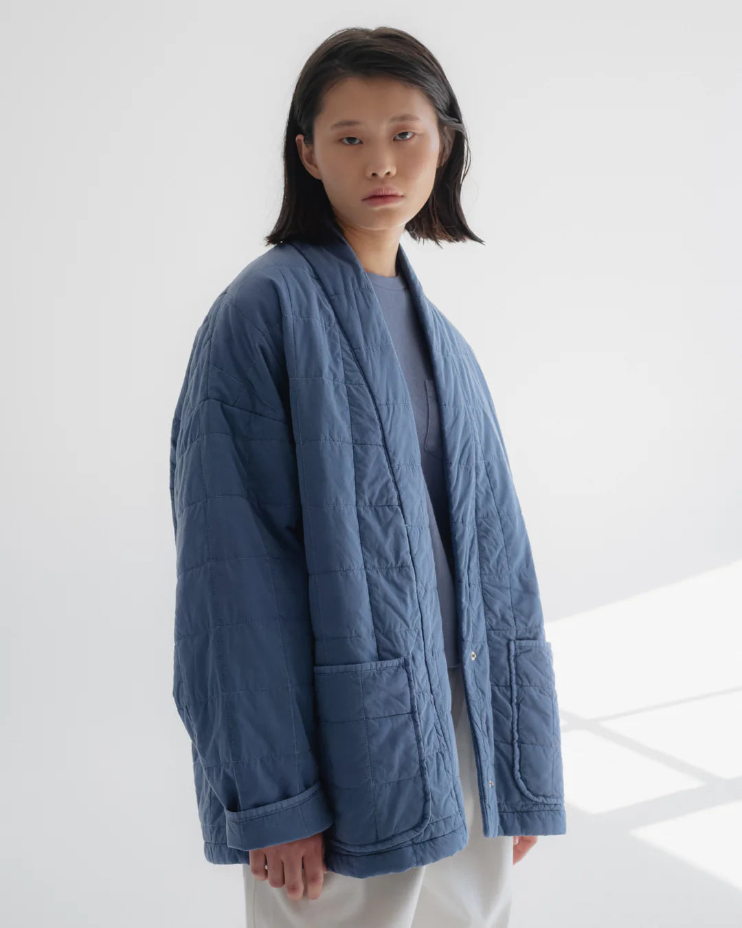 EAT DUST EDO JACKET - COTTON QUILT - INFINITY BLUE