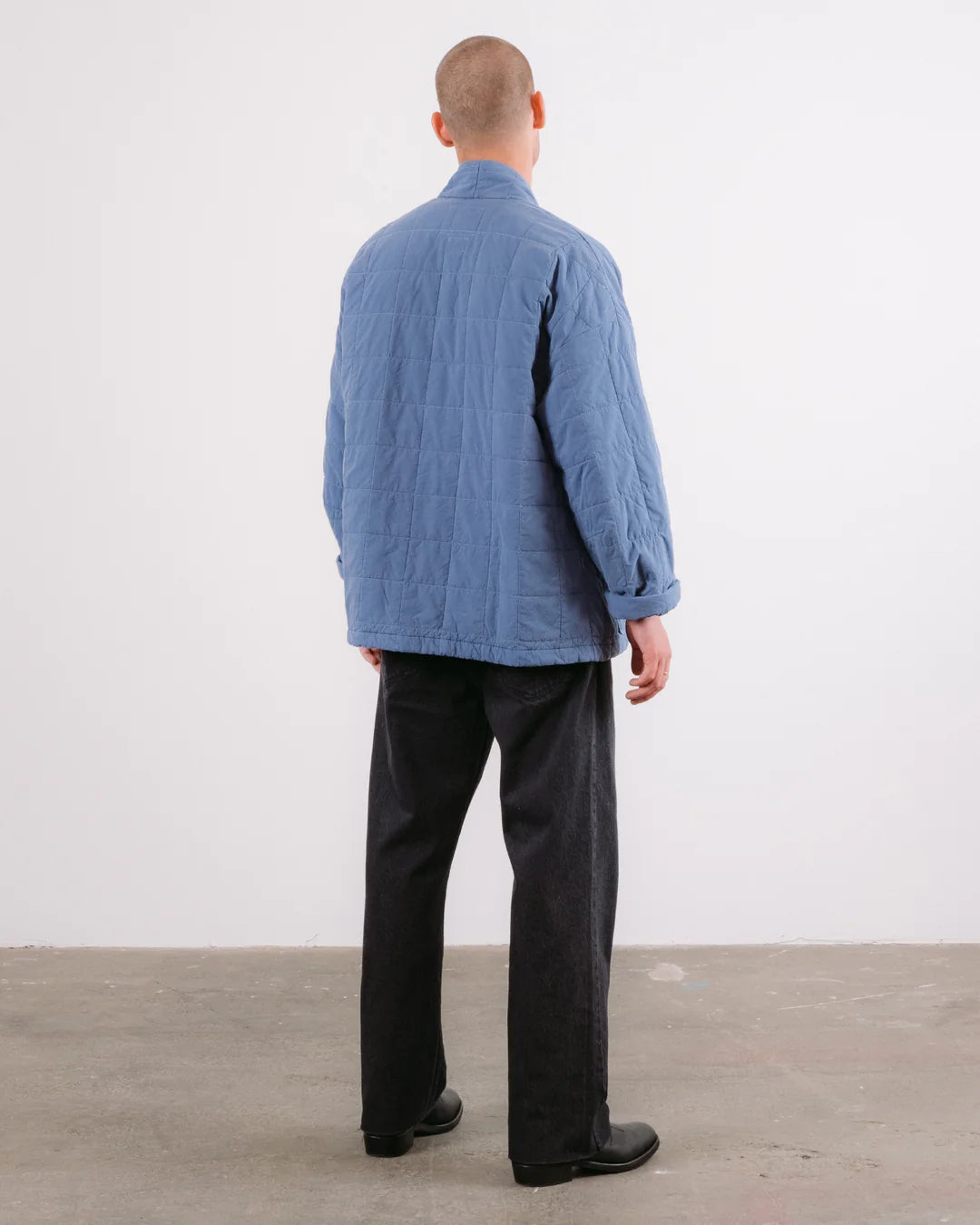 EAT DUST EDO JACKET - COTTON QUILT - INFINITY BLUE