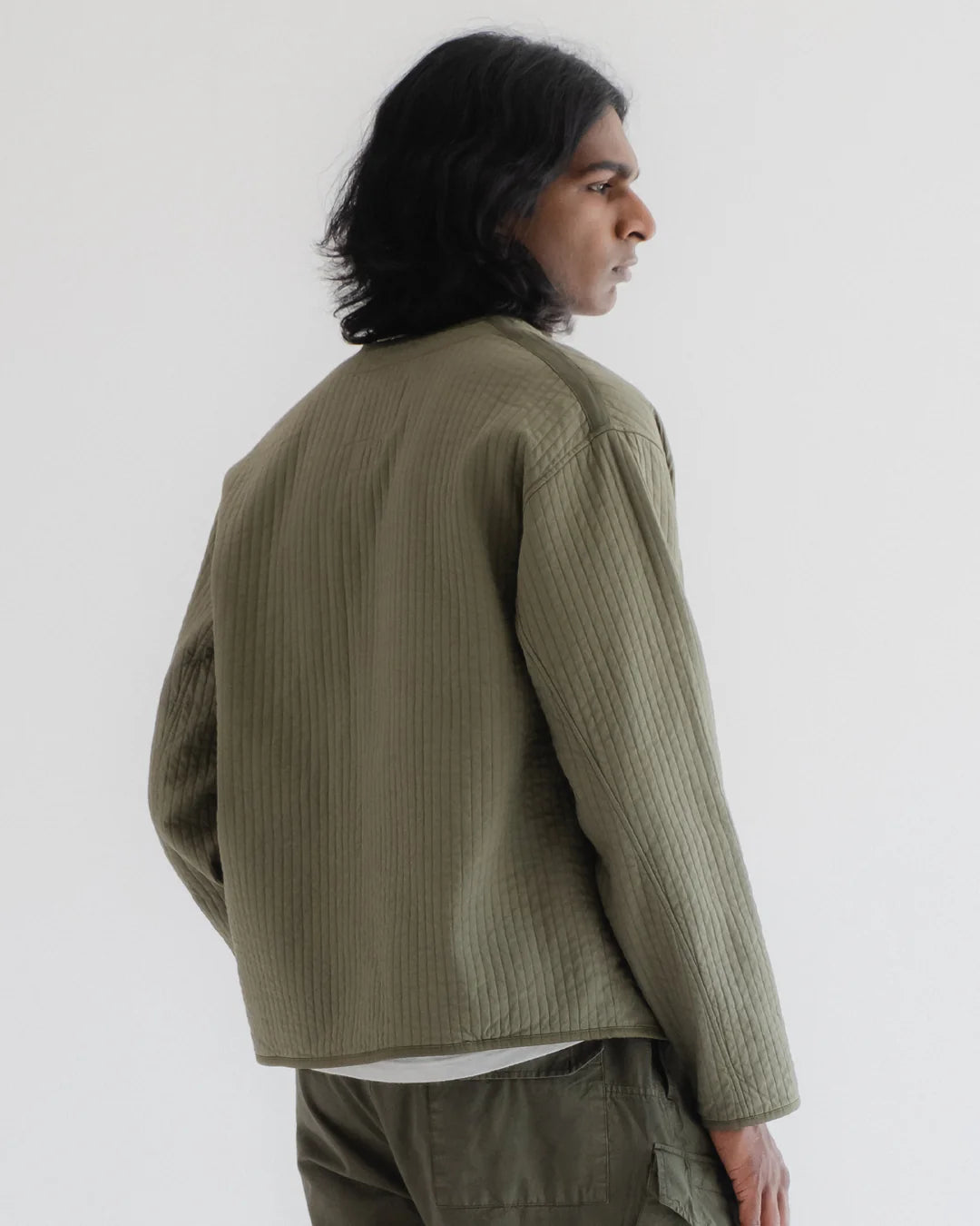 EAT DUST BASEBALL CARDIGAN - ARMOR COTTON - LITCHEN