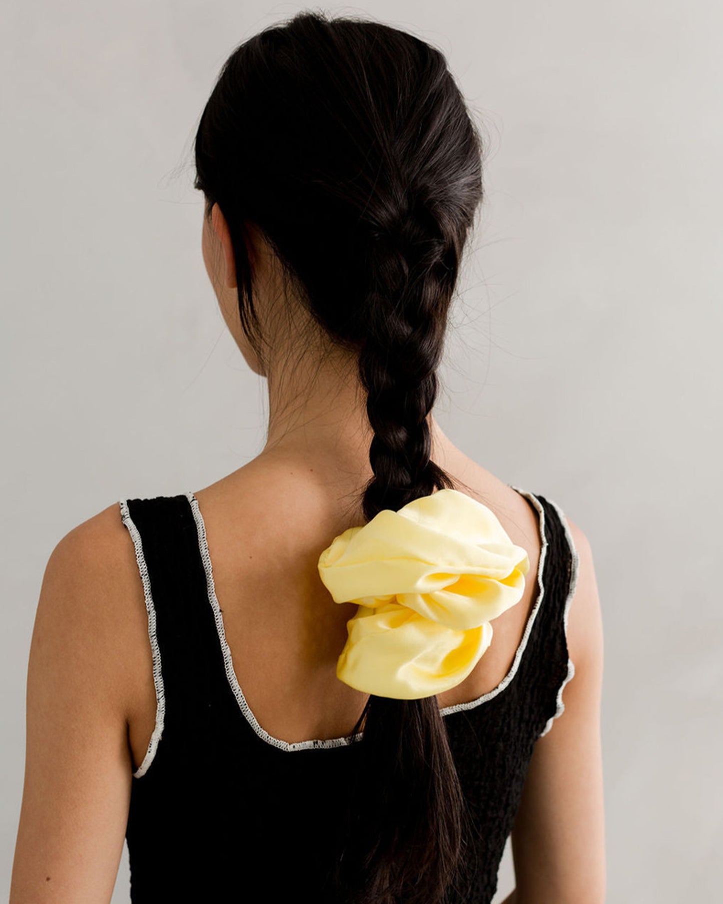 A BRONZE AGE - SILK SCRUNCHIE - BUTTER