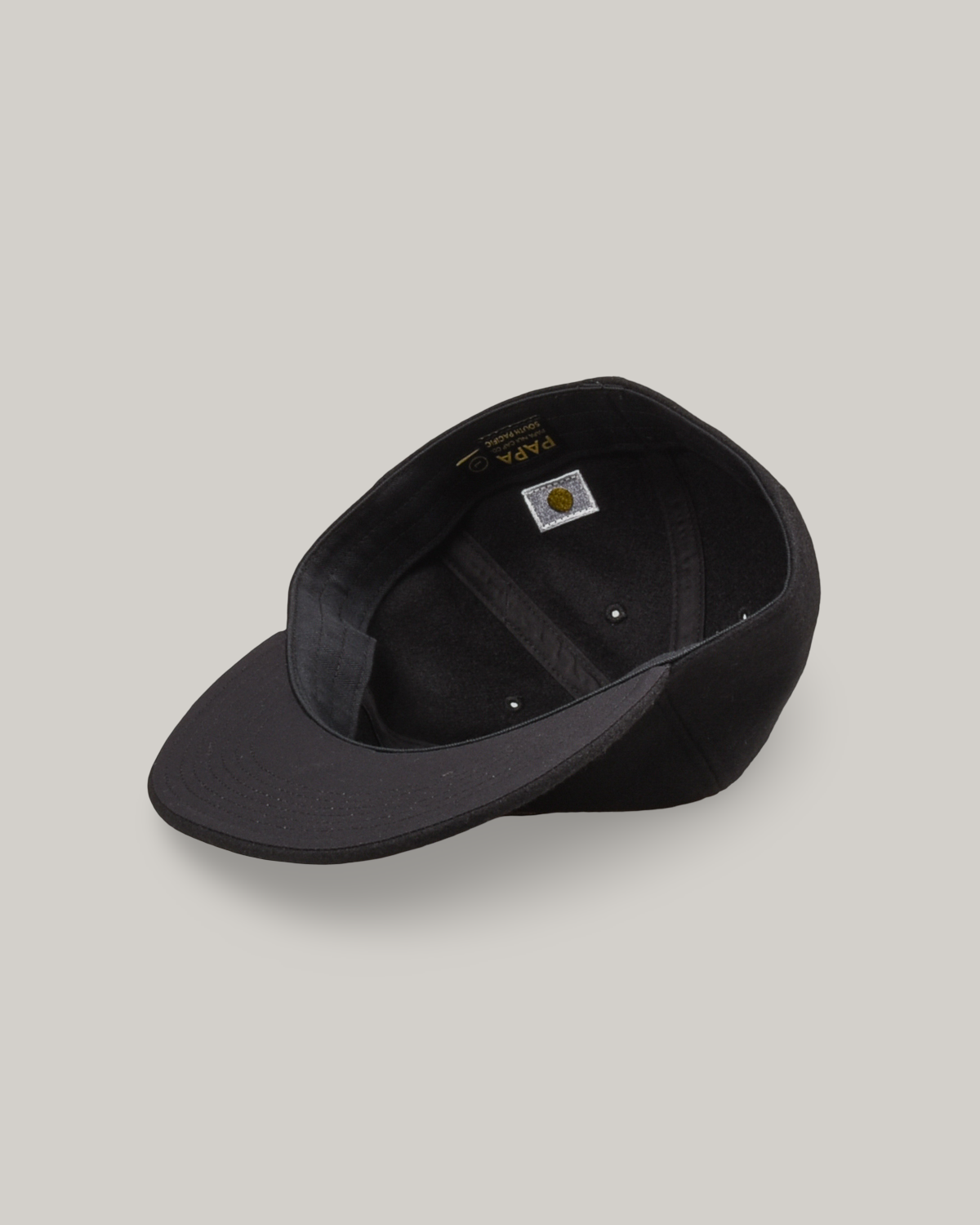 PAPA NUI MIKE FORCE CAP - BLACK WOOL