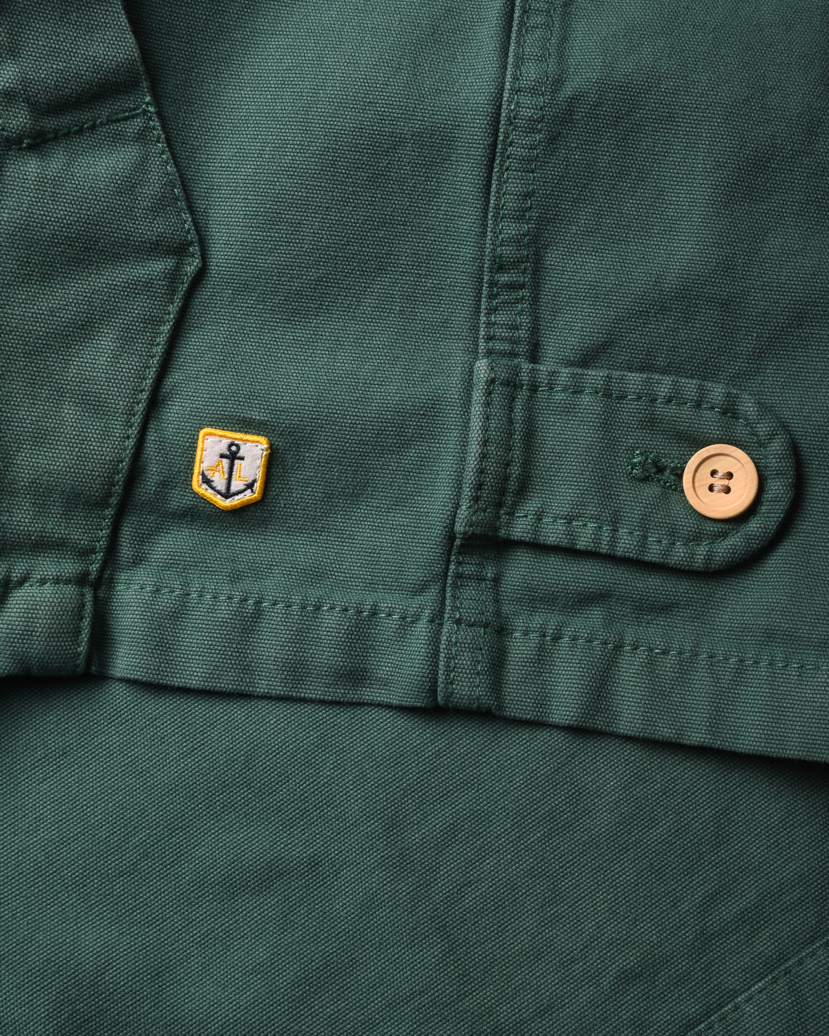 ARMOR LUX FISHERMAN JACKET HERITAGE - DARK IVY GREEN