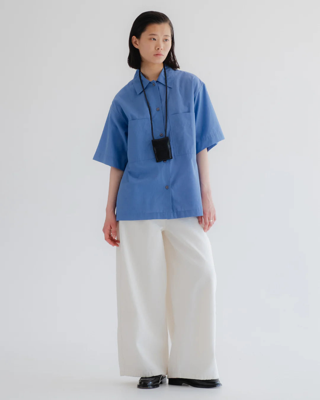 GIRLS OF DUST OKINAWA SHIRT - BLUE SEA COTTON