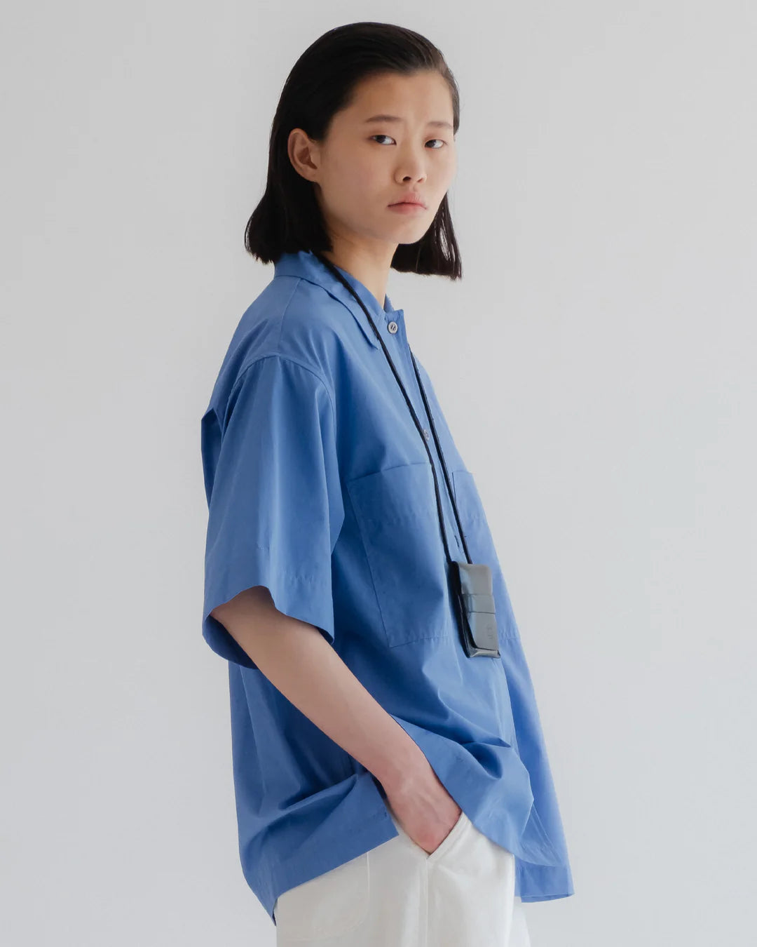 GIRLS OF DUST OKINAWA SHIRT - BLUE SEA COTTON