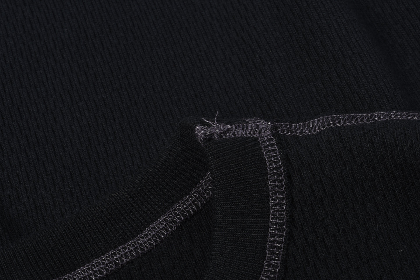 BUZZ RICKSON WAFFLE KNIT THERMAL - BLACK
