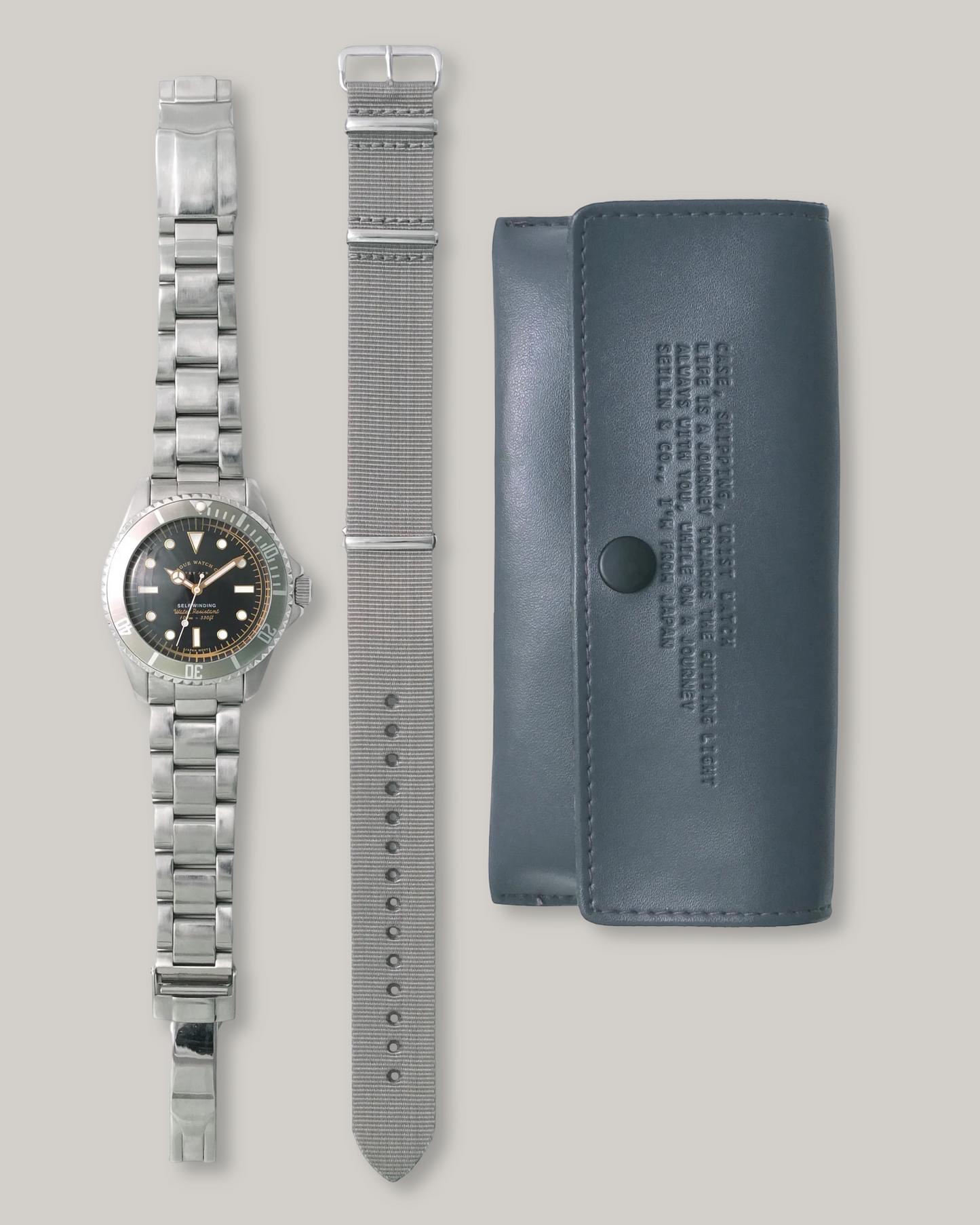 VAGUE WATCH CO. GREY FADE DIVER