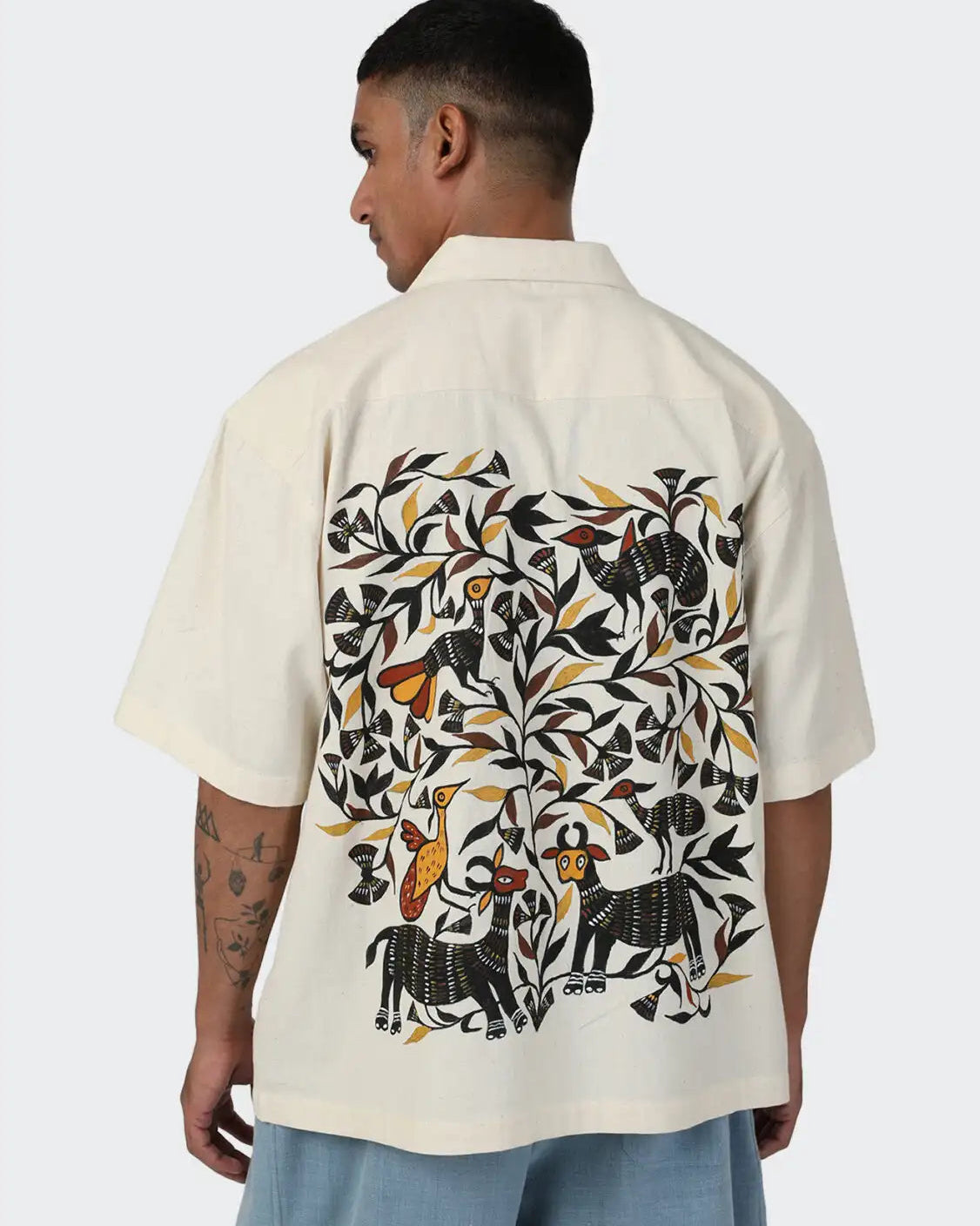 KARDO ROHIT SS SHIRT - NATURAL