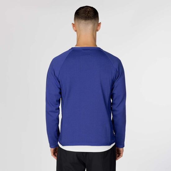 SNOW PEAK WATER-REPELLENT KNIT PULLOVER - BLUE