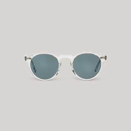 OLIVER PEOPLES GREGORY PECK SUN CRYSTAL W/ INDIGO PHOTOCHROMIC LENS