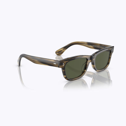 OLIVER PEOPLES ROSSON SUN OLIVE SMOKE W/G15