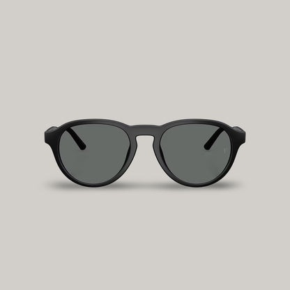 OLIVER PEOPLES R-8 SEMI MATTE BLACK W/GREY POLAR