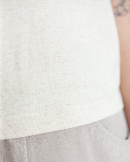 W'MENSWEAR TANK - OATMEAL