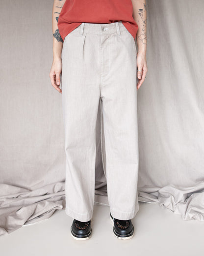 W'MENSWEAR BOWL TEE - SIENNA BROWN