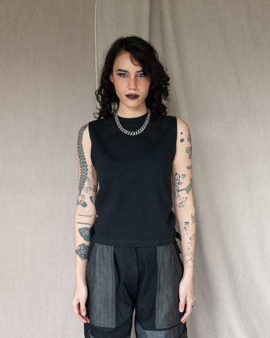 W'MENSWEAR TANK - BLACK