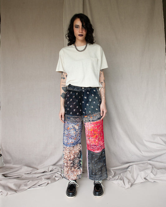 W'MENSWEAR BORO FOR PEACE - WORK JEAN - MULTI