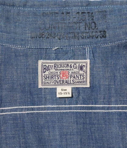 BUZZ RICKSON CHAMBRAY WORK SHIRT - BLUE
