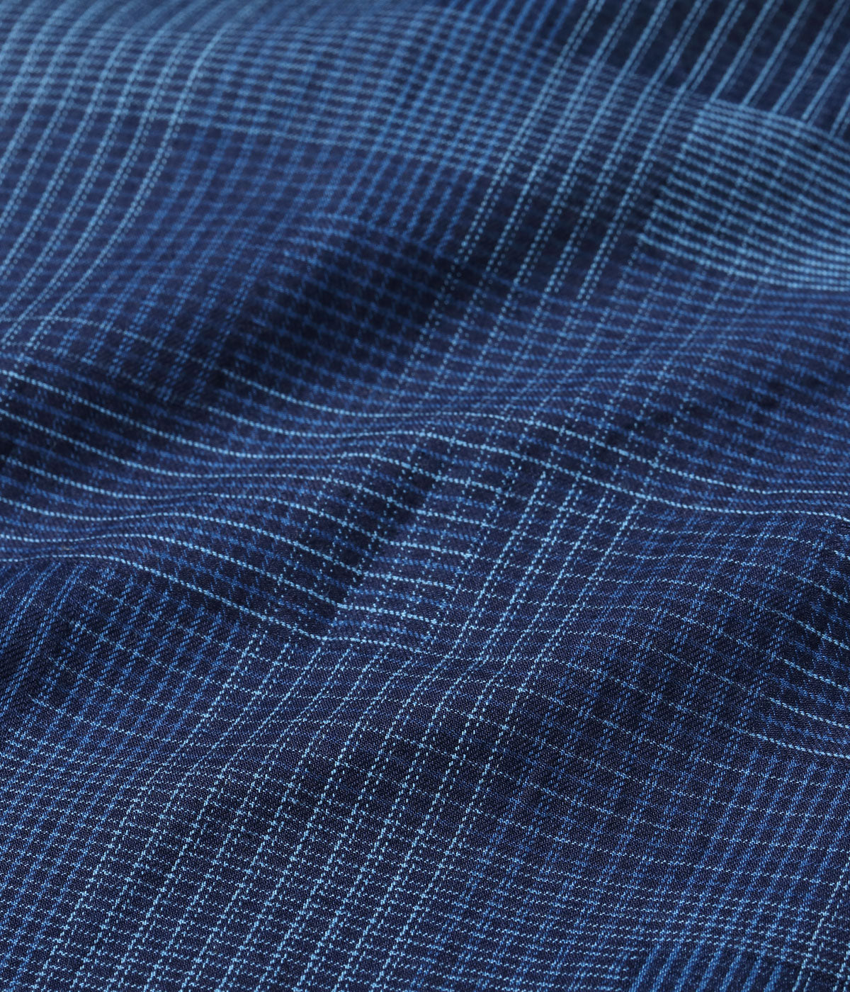 SUGAR CANE INDIGO PATCHWORK WORK SHIRT -  DARK INDIGO