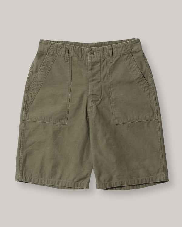 BUZZ RICKSON TYPE 1 SHORTS - OLIVE GREEN SATEEN