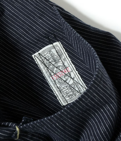 SUGARCANE FICTION ROMANCE 8oz. INDIGO STRIPE WORK PANTS