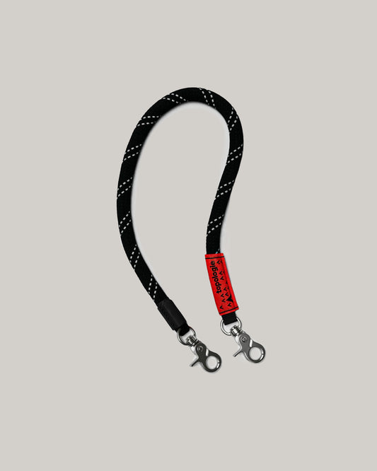 TOPOLOGIE 10MM WRIST STRAP BLACK REFLECTIVE