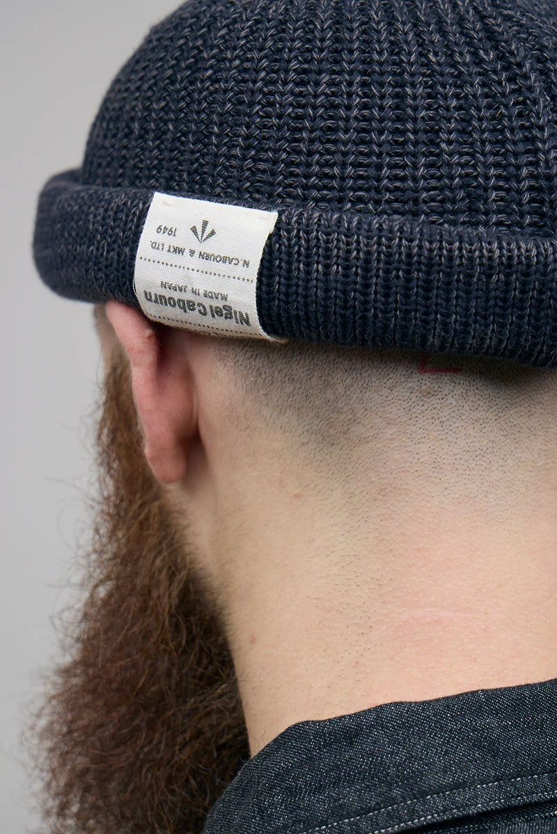 NIGEL CABOURN BEANIE COTTON - NAVY
